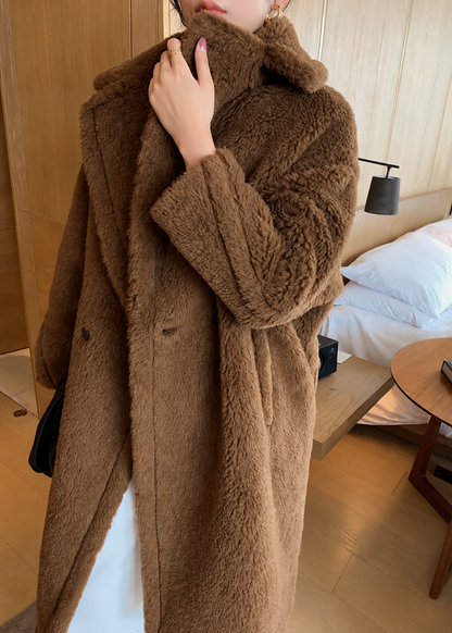 テディボアウールロングコート
