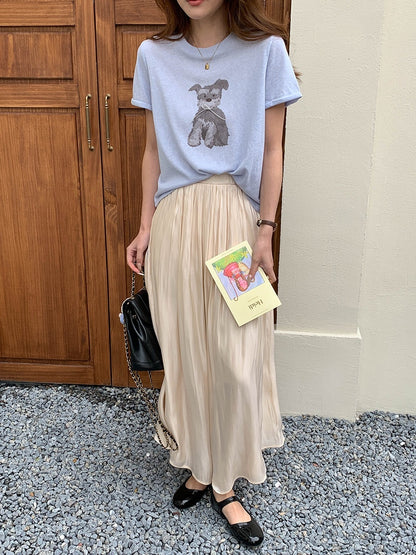 リボンモチーフパピーTシャツ